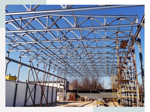 Строительство цехов в Смоленск от 615 руб. под ключ