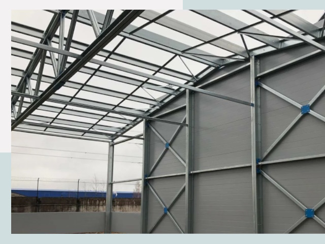 Каркасные ангары от СтальСтрой-Смл по цене от 615 руб.