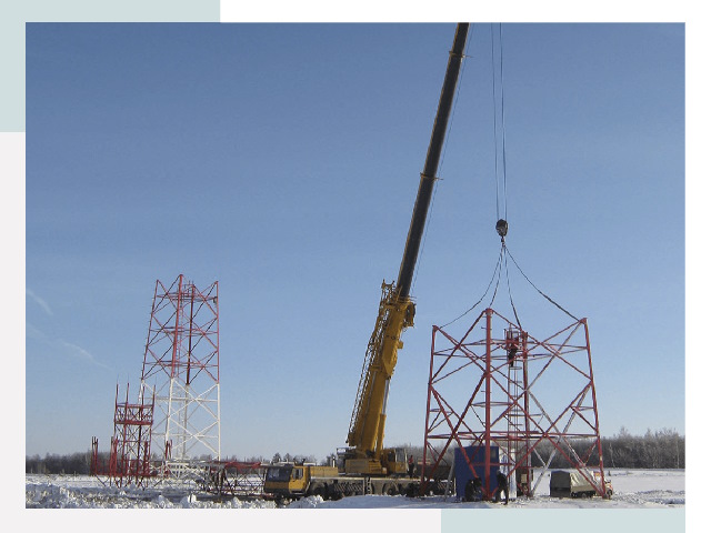 Монтаж вышек связи в Смоленске