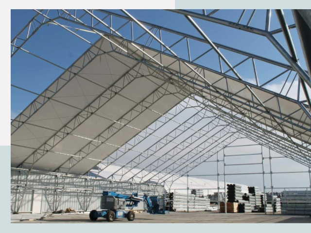 Каркасно-тентовые сооружения от СтальСтрой-Смл по цене 615 руб.