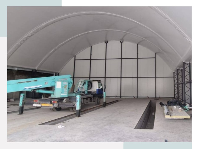 Внутреннее оснащение ангаров в Смоленске