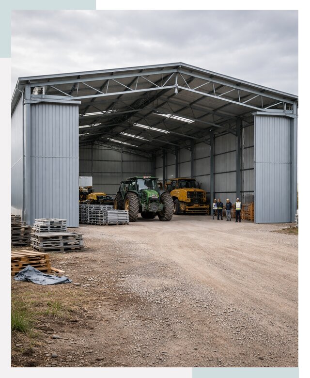 Ангары для сельхозтехники в Смоленске от 20510 р. | СтальСтрой-Смл