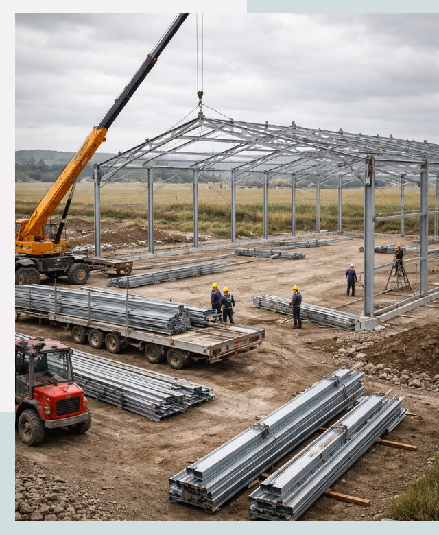 Строительство ангаров для сельхозтехники в Смоленске под ключ