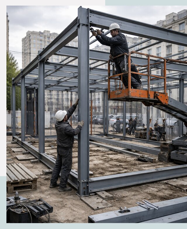 Строительство и монтаж торговых павильонов под ключ в Смоленске