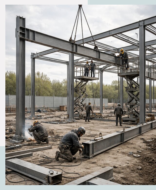 Строительство выставочных павильонов из металлоконструкций в Смоленске