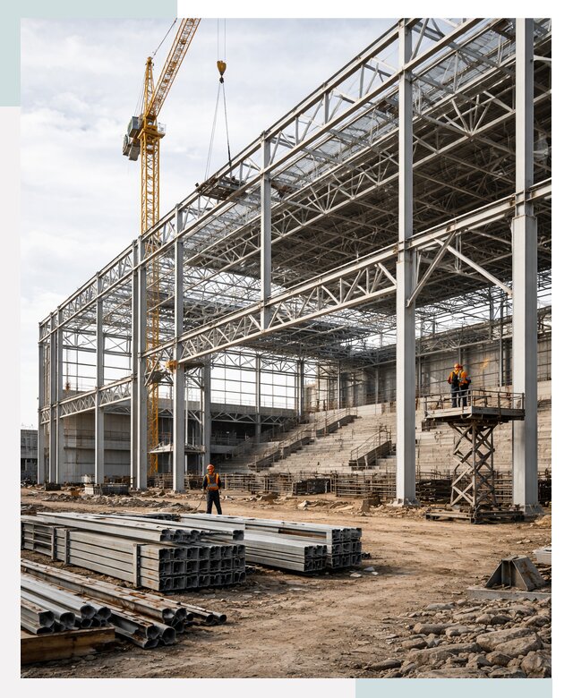 Строительство спортивных комплексов в Смоленске от 30765 р. | СтальСтрой-Смл